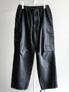 COMOLI 25SS ブラックドリル 6Pパンツ 1