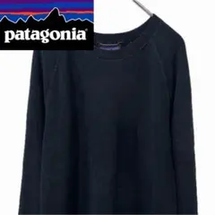 patagonia スウェットトレーナー 黒 クルーネック パタゴニア メンズ