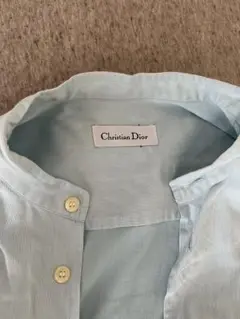 Christian Dior 水色 半袖シャツ M