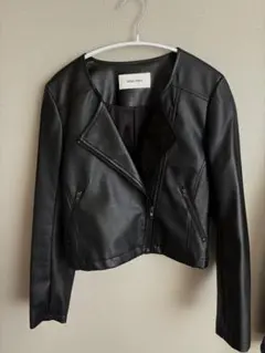 ロイヤルパーティ　レザーライダースジャケット　黒