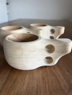 ククサ 木製マグカップ3個セット