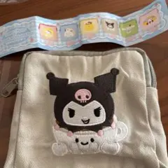 サンリオキャラクターズ 純喫茶のスクエアポーチ クロミ　シナモロール