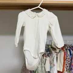 H&M ホワイトロンパース 74cm