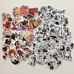 地縛少年　花子くん　ステッカー　シール　セット　白黒　カラー　まとめ　大量