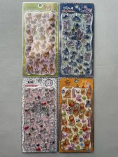 プチドロップステッカー ディズニー 新作 ４種セット 新品未開封 正規品