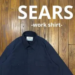 【SEARS シアーズ】 Fieldmaster 長袖ワークシャツ ヴィンテージのサムネイル