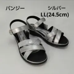 パンジー5479シルバーLL(24.5cm)レディースサンダルのサムネイル
