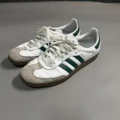adidas Samba ホワイト/グリーン スニーカー