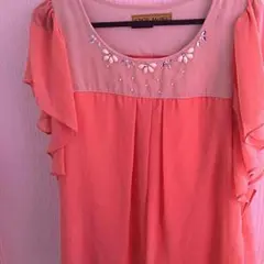 CECIL Mc BEE サーモンピンク トップス(未着用)