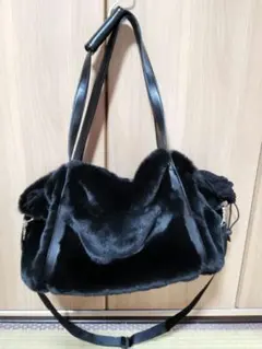 希少モデル✨フェリージ ハンドバッグ 9867 ハラコ 毛皮 レザー 本革 