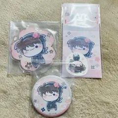 忍たま乱太郎 ふんわり桜もちぴこの段 ステッカー アクスタ 缶バッジ　土井半助