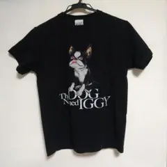 ジョジョ展限定 荒木飛呂彦原画展 JOJO 冒険の波紋 イギー Tシャツ 黒
