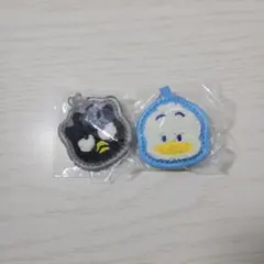 サンリオ サガラ刺繍キーホルダー あひるのペックル、バッドばつ丸セット
