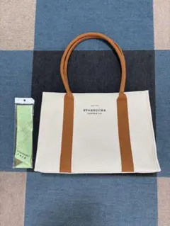 【中国限定】スターバックス トートバッグ キャンバスバッグ スカーフ付 未使用のサムネイル