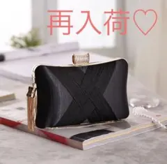 クラッチバッグ サテン ハンドバッグ ショルダー パーティー 結婚式