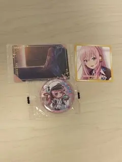 巡音ルカ 缶バッジ ウエハース シール プロセカ