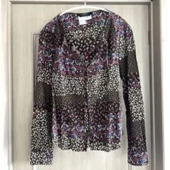MaxMara WEEKEND リバティ花柄 長袖ブラウスLサイズ イタリア製