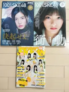 100%SKE48 2冊+ SKE48 プレイボーイ 2013