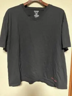 TRUE RELIGION ブラック Vネック Tシャツ XL