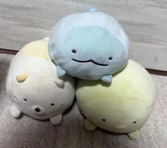 すみっコぐらし スーパーもちもちぬいぐるみ ねこ ぺんぎん？ とかげ 3点セット