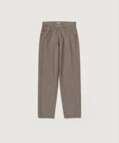 AURALEE HARD TWIST BROWN DENIM WIDE PANTのサムネイル