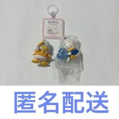 (値下げ)あひるのペックル　カラーコレクションチャーム　しろたん×はぴだんぶい