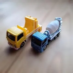 トミカ 道路維持作業車 ミキサー車 2台セット