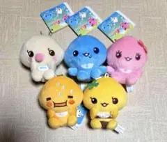 しずくちゃん ベビーマスコットキーチェーン　 全5種コンプセット