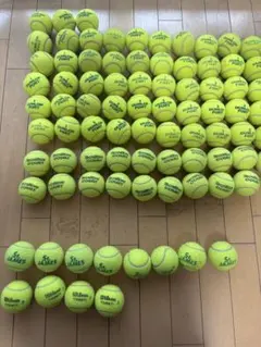 中古テニスボール Technifibre NFX他 77球 - メルカリ