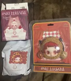 SKULLPANDA イヤホンケース➕スマホストラップ　PrankyPeanut