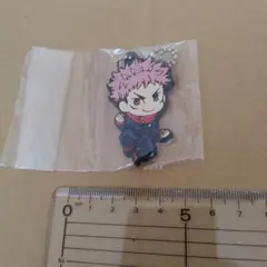 呪術廻戦 虎杖悠仁　ラバーキーホルダー　136