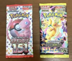 ポケモンカード　ポケモン151 メガドリームex　未開封パック