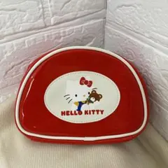 【新品未使用】ハローキティポーチ赤レッド