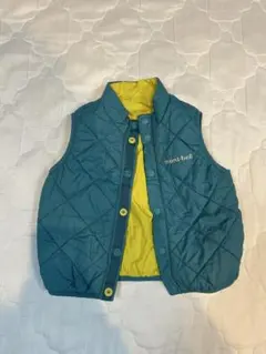 mont-bell ダウンベスト 青/黄色　リバーシブル