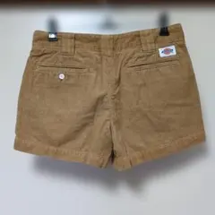 ディッキーズ　コーデュロイ　ショートパンツ　ベージュ　Mサイズ