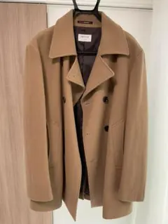 Pコート メンズ ピーコート　オリヒカ ベージュ コート