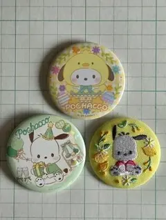 ポチャッコ 缶バッジ 3点セット