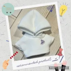 ねんどろいどどーる/オビツ11•共通サイズ　服　飾りフード（紫色音符）1枚のサムネイル
