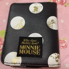 ミニーマウス 二つ折り財布、ICカードまたはカード入れ