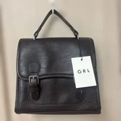 GRL グレイル　2wayリュック　ブラウン