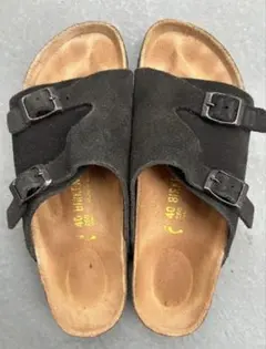 BIRKENSTOCK チューリッヒ 38 24.5 黒 ナロー幅 - メルカリ