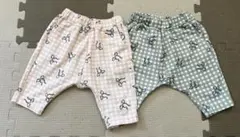 GU チェックパンツ　80サイズ