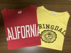 Champion(チャンピオン) トリコタグ カレッジプリントTシャツ(2枚)