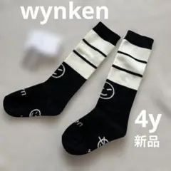 wynken ストライプ キッズ靴下 4Y