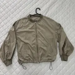 【GLOBAL WORK】軽量MA-1ジャケット(カーキ)