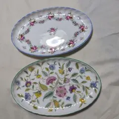 お値下げは不可‼️MINTON 中皿 中古 2枚セットのサムネイル