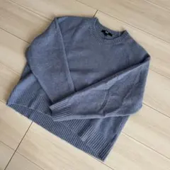 UNIQLO クルーネックセーター ブルー Mサイズ