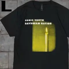 ソニックユース SONIC YOUTH music半袖tシャツ 黒　Lサイズ