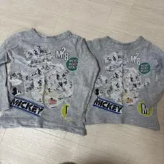 ミッキーマウス 長袖Tシャツ セット