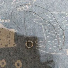 リング型ペンダントネックレス